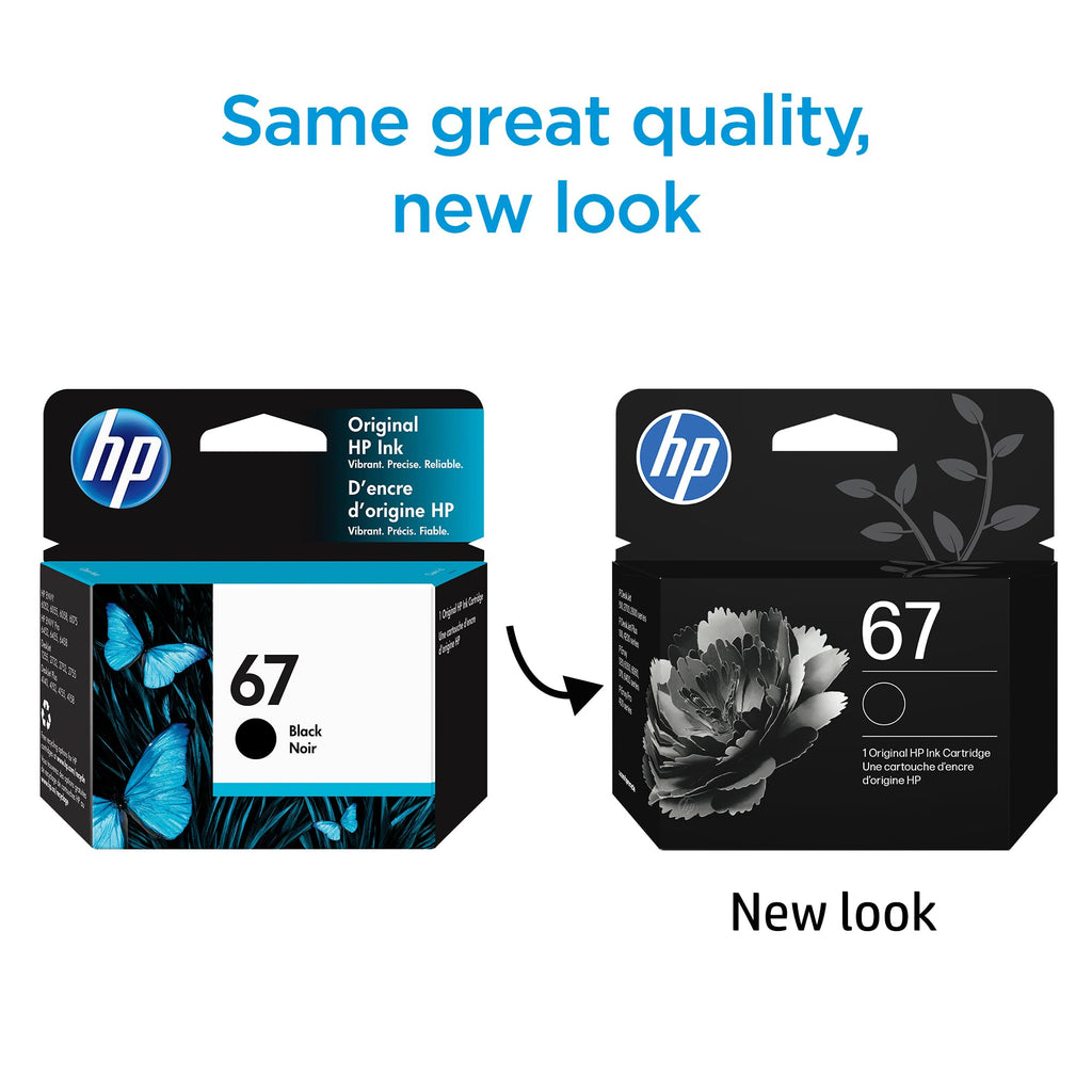HP 67 Black Ink Cartridge Printers (3YM56AN) (Pack of 24)