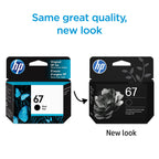 HP 67 Black Ink Cartridge Printers (3YM56AN) (Pack of 24)