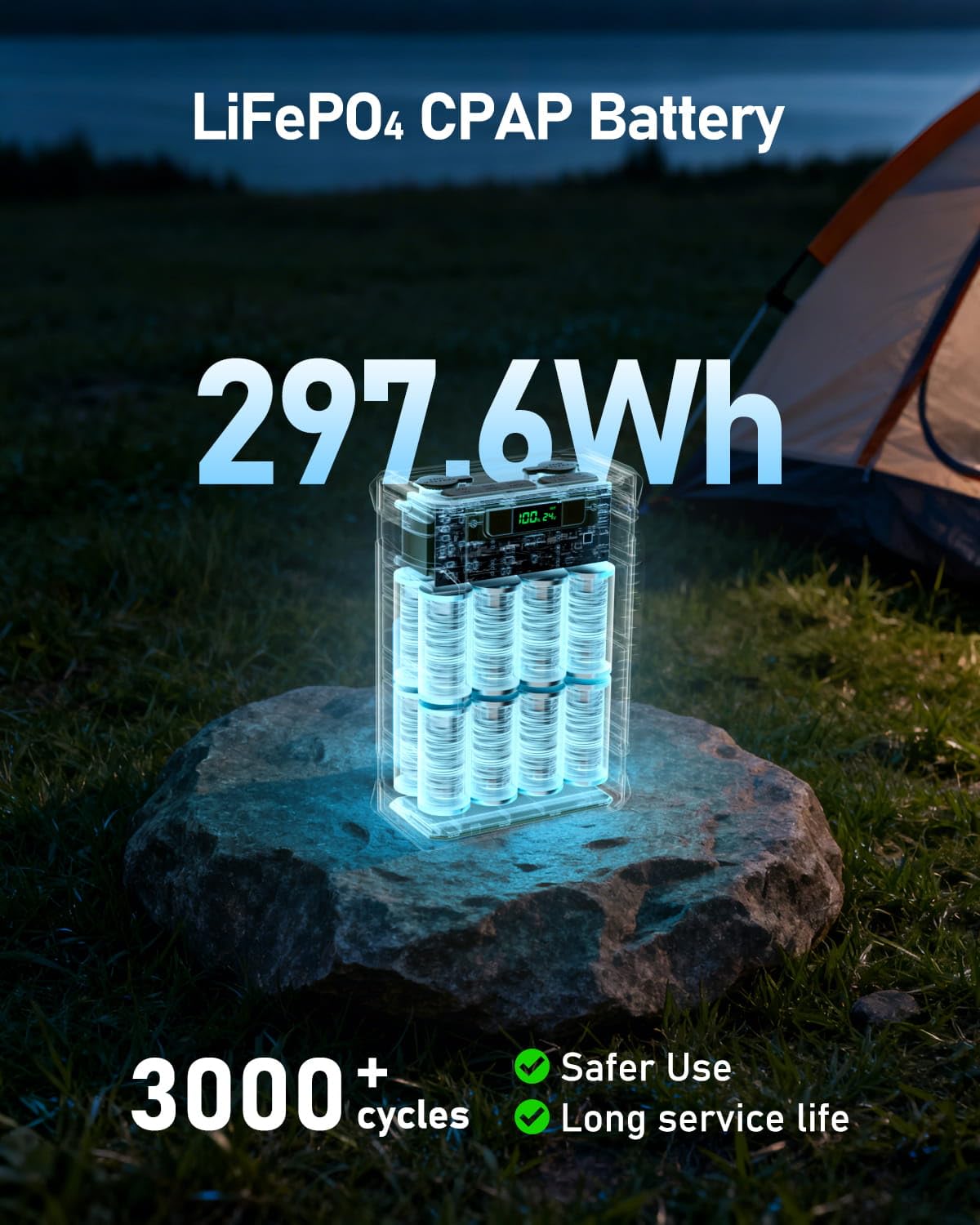 EASYLONGER CPAP Battery Backup ES960