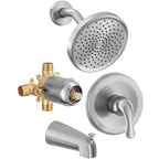 FROPO Shower Tub Faucet - Brushed Nickel