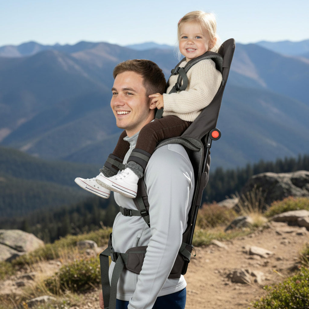 WIPHA Toddler Hiking Backpack Carrier - Dark Grey view 7