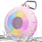 HEYSONG Waterproof Shower Bluetooth Speaker - Pink
