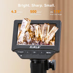 Elikliv EDM4C Coin Microscope with Scale, 4.3" Weighing Digital Magnifier