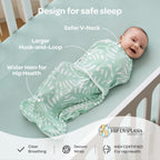 Momcozy Swaddles for Newborns, Quiet Fastener Swaddle for Infant 0-3 Months (Pack of 2)