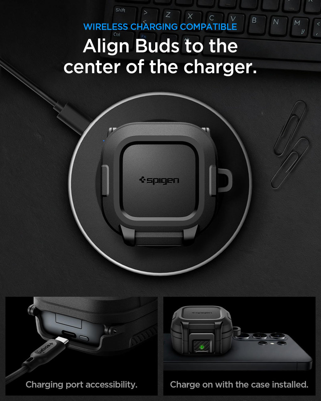 Spigen Lock Fit Designed for Galaxy Buds On / 4 Pro / 4 Case (2026) (additional view 6)