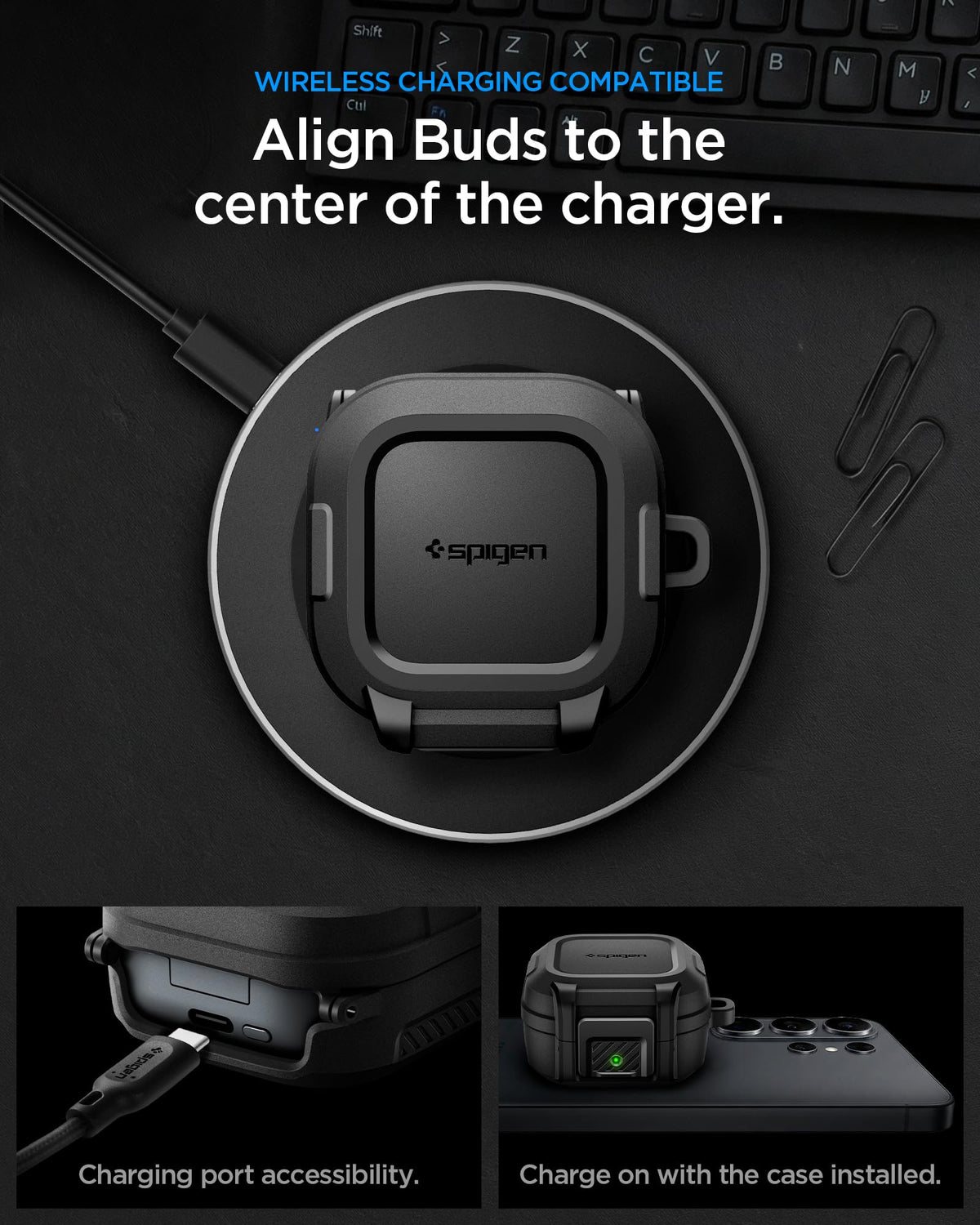 Spigen Lock Fit Designed for Galaxy Buds On / 4 Pro / 4 Case (2026) (additional view 6)
