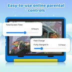 Kids Tablet,Android 16 Tablet for Kids 10 inch with Case,24GB RAM 64GB ROM - Blue view 5