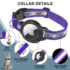AirTag Cat Collar, Reflective Cat