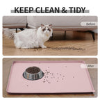 Reopet Silicone Pet Feeding Mat - Waterproof & Non-Slip Dog Cat Placemat