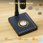 Elikliv EDM4C Coin Microscope with Scale, 4.3" Weighing Digital Magnifier