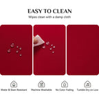 Softalker Rectangle Tablecloth - Red / 70" x 120" (Rectangular) view 3