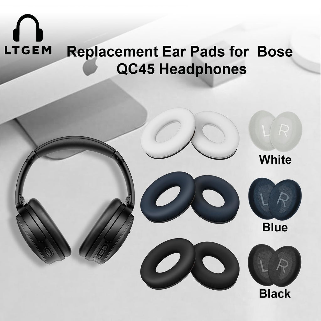 L LTGEM Replacement Ear Pads for Bose QC45 Headphones - view 4