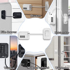 Fridge Locks with Code for Refrigerator - A-White-2PACK view 2