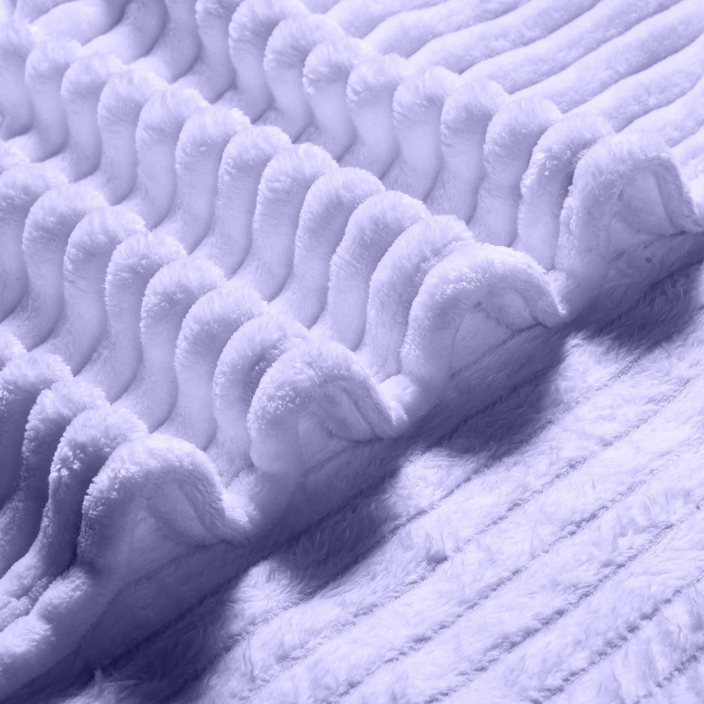 Bnuitland Light Purple Throw Blanket