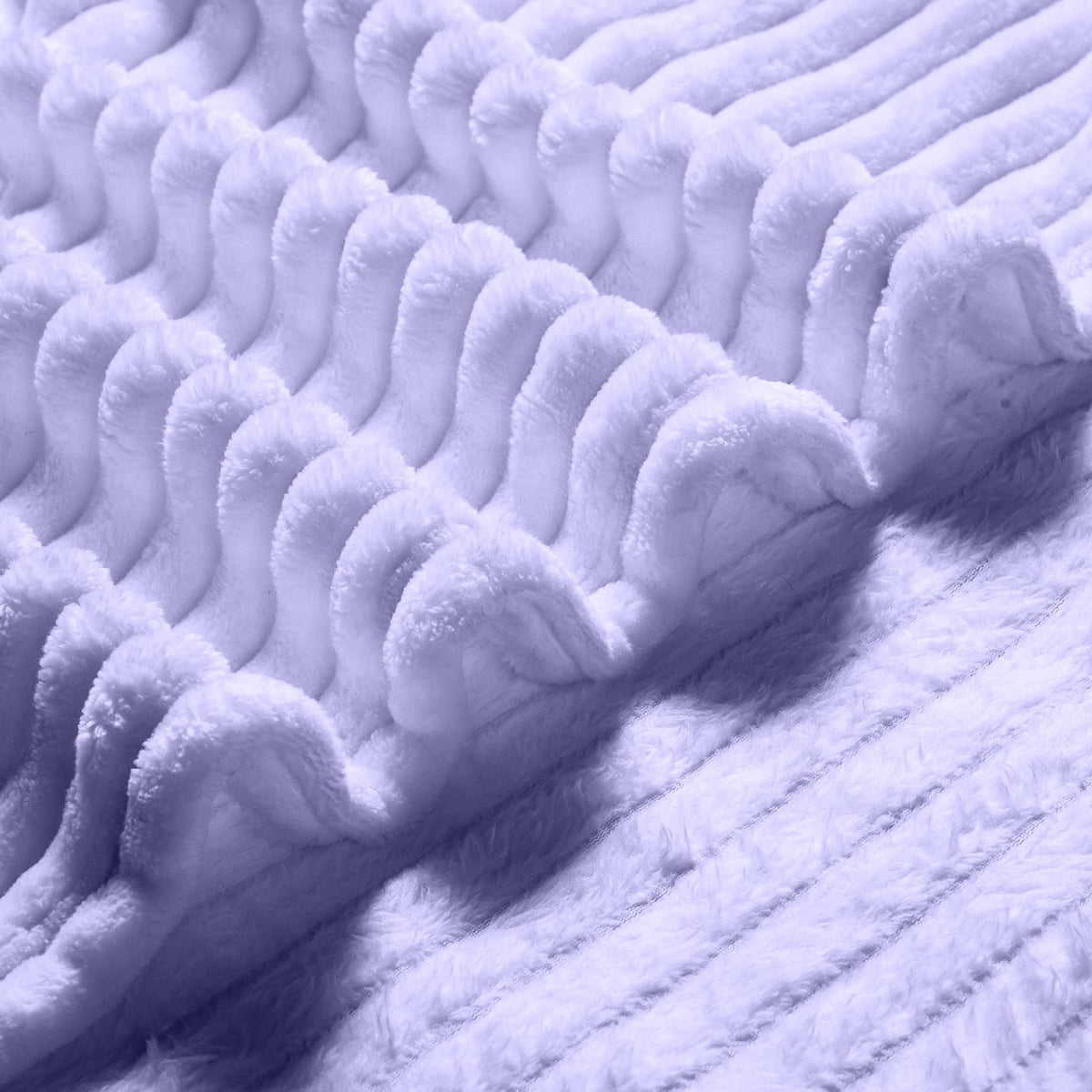 Bnuitland Light Purple Throw Blanket