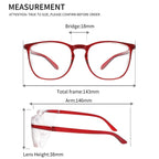 Alsenor Safety Glasses Anti Fog Goggles Protective Eyewear Blue Light Blocking Anti Dust UV Protection Glasses For Men Women - Red view 4