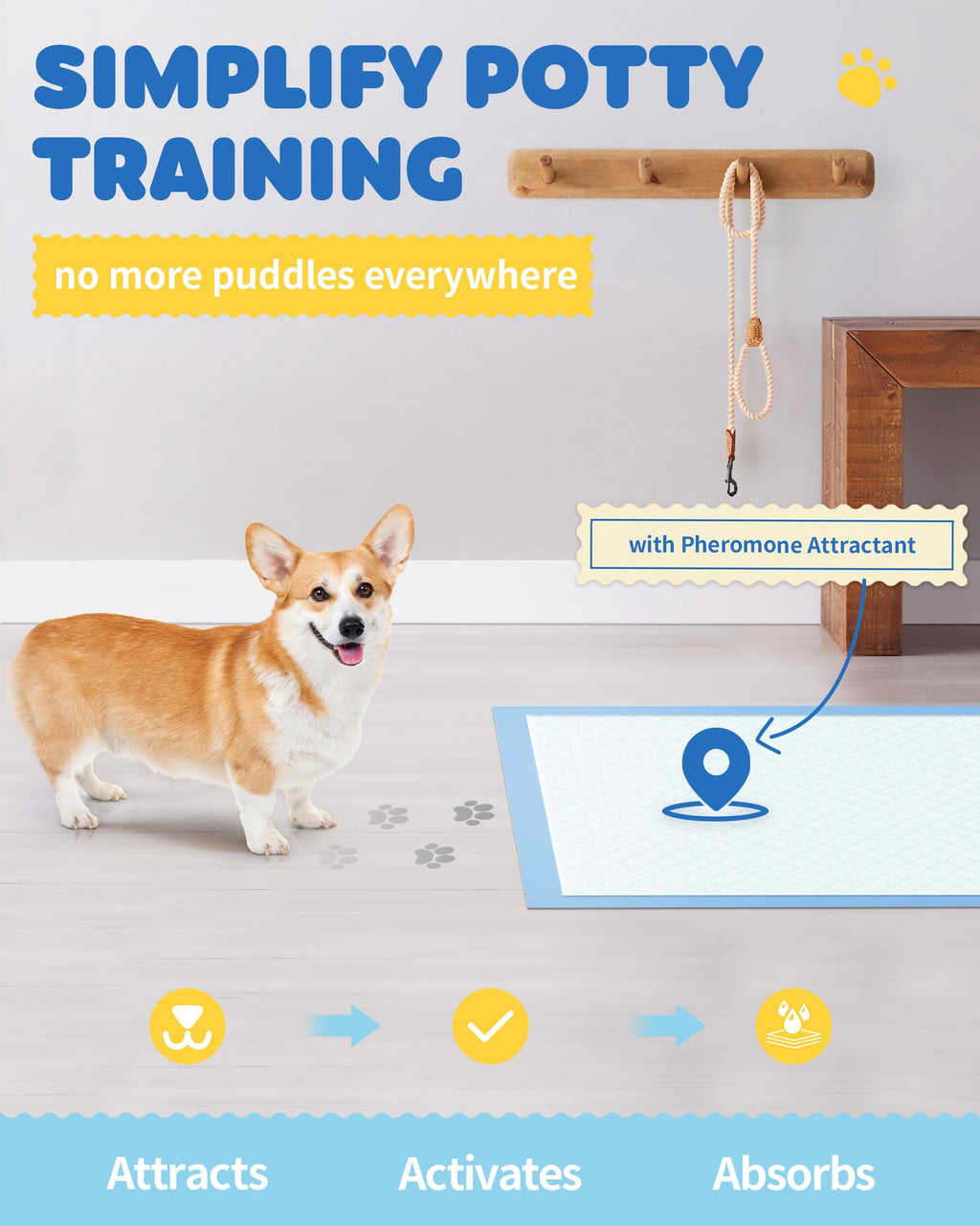 Powools Puppy Pads for Dogs