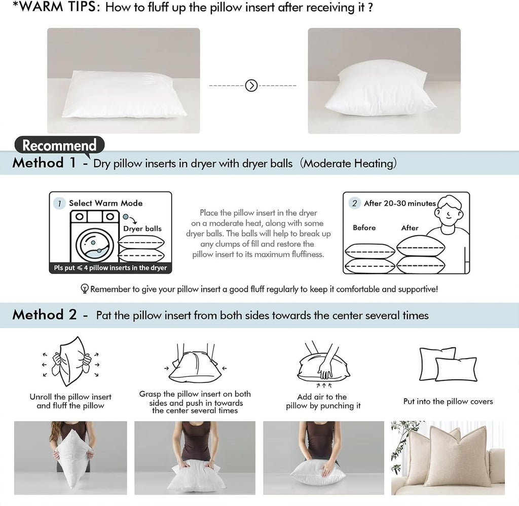 MIULEE Pillow Inserts - view 8