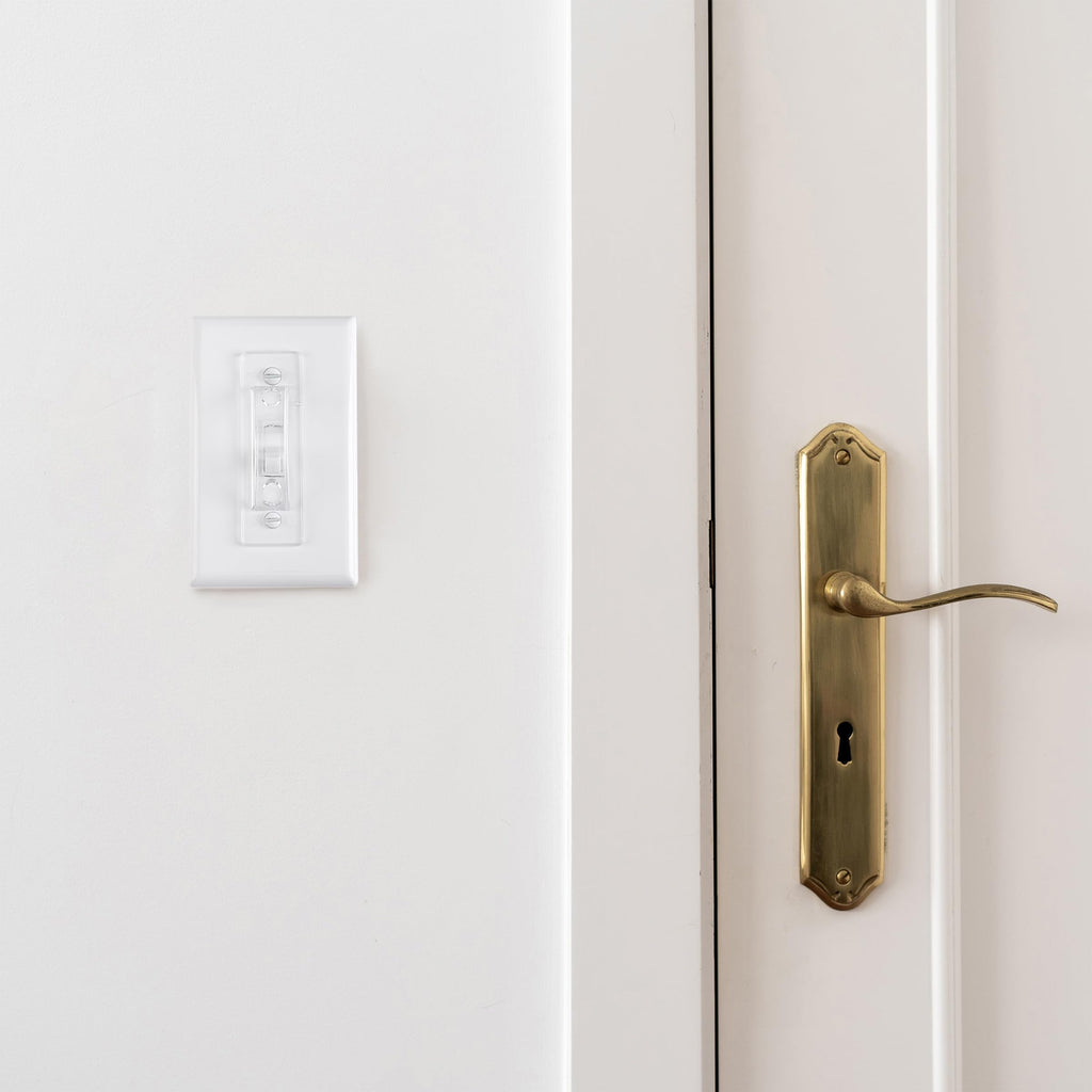 Bates Choice Bates- Light Switch Guard Cover, 6 Pack, Clear, Toggle Switch Cover, Light Switch Blocker (LSG6)