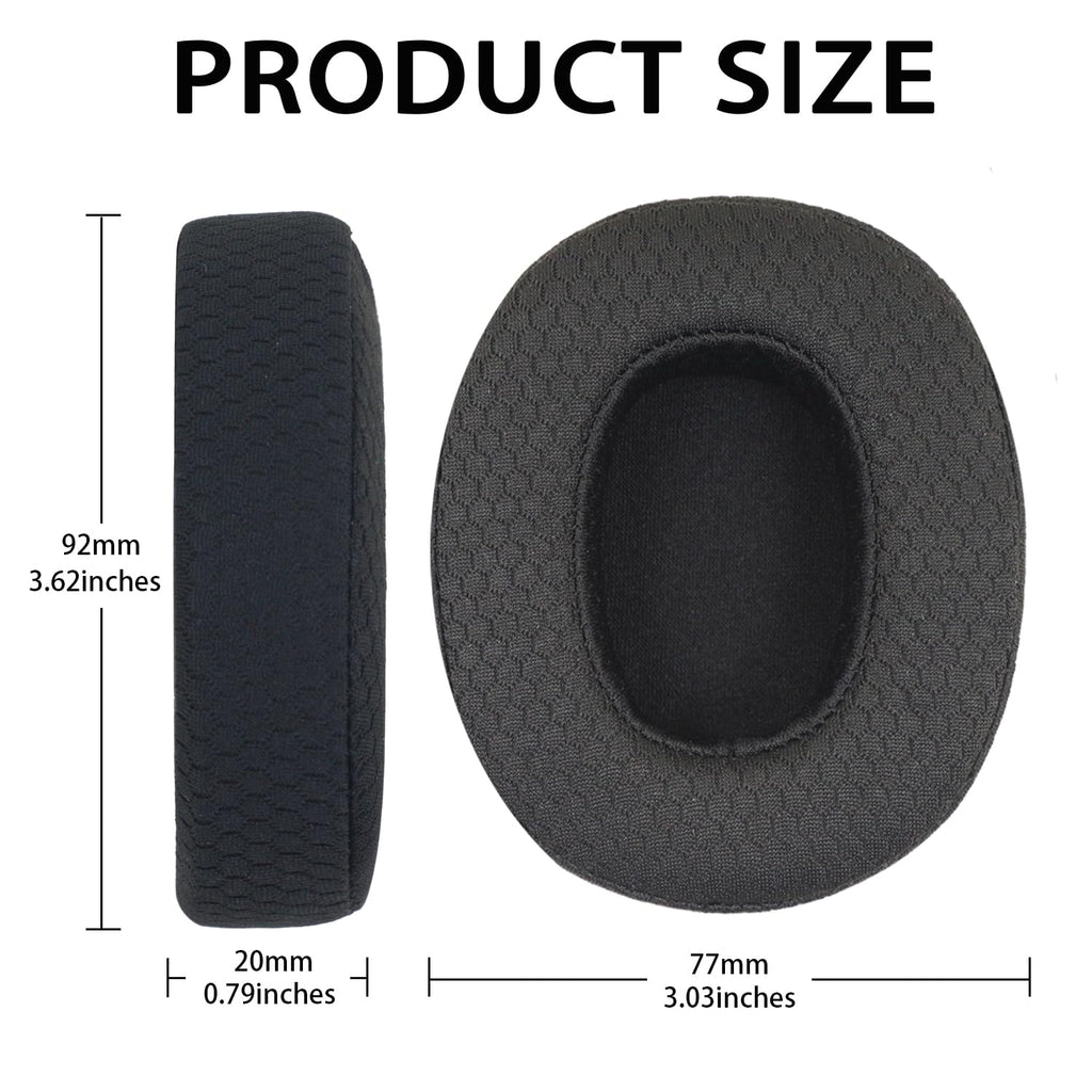 Replacement Ear Pads for Skullcandy Crusher Wireless/Evo/ANC Hesh 3/EVO/ANC - MF black view 2