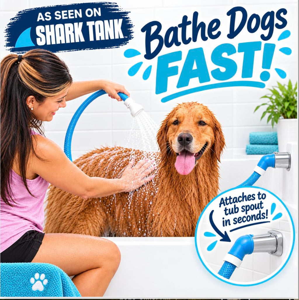Rinseroo: Slip-On Tub Hose – As Seen on Shark Tank – 5ft Flex Bathtub Faucet Sprayer – (additional view 6)