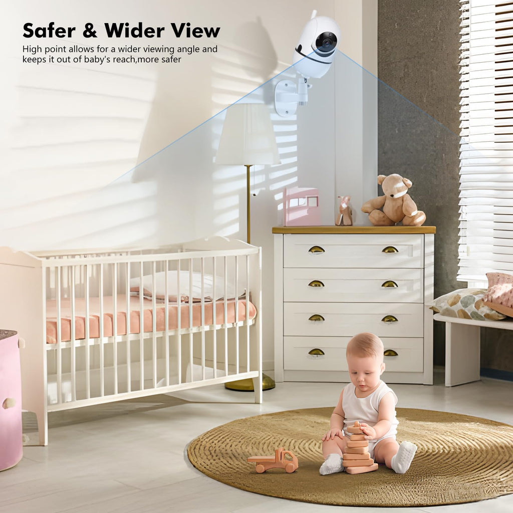 Baby Monitor Mount - Frosted White view 5