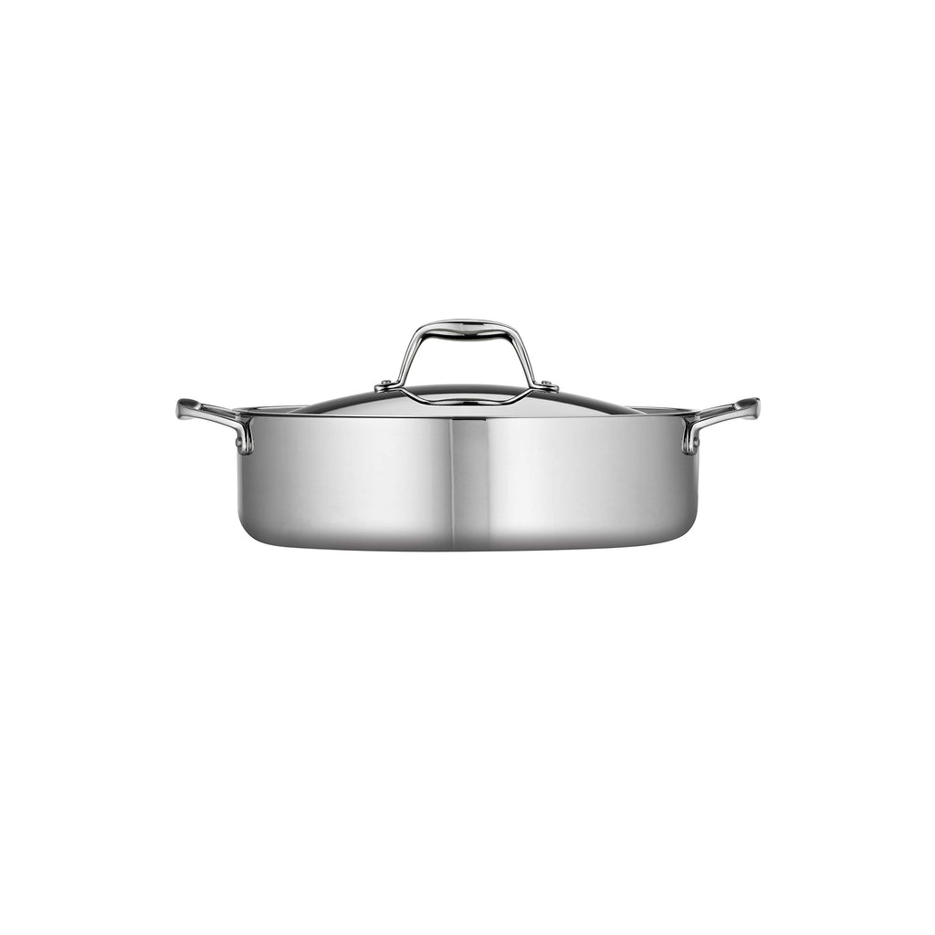 Tramontina Signature Tri-Ply Clad Stainless Steel 6-Quart Braiser Pan (80116/067DS)