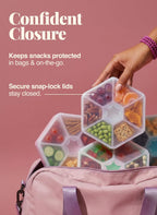 melii Hexagonal Snackle Box - Blue & Mint view 5