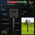 Moettany Solar String Lights Outdoor Waterproof - Multicolor view 4