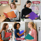 SUNEE 3 Ring Binder 2 Inch 1 Pack, Clear View Binder Three Ring PVC-Free (Fit 8.5x11 Inches) for School or Office