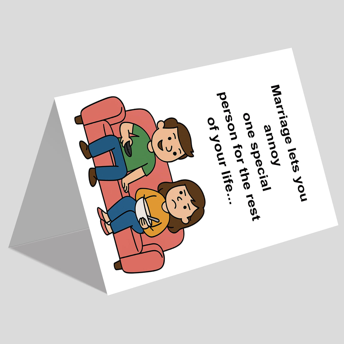 Smithtuy Funny Anniversary Card Gifts for Husband Wife (additional view 5)