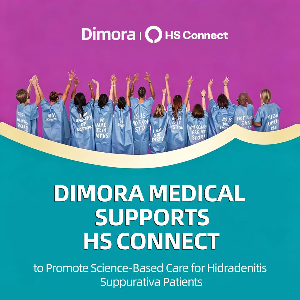Dimora Silicone Foam Dressing 4"x4" Hidradenitis Suppurativa Pads (101 291) (Pack of 10)