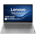 Lenovo Laptop Computer V15, AMD Ryzen 5 7520U, 16GB DDR5 RAM, 512GB SSD
