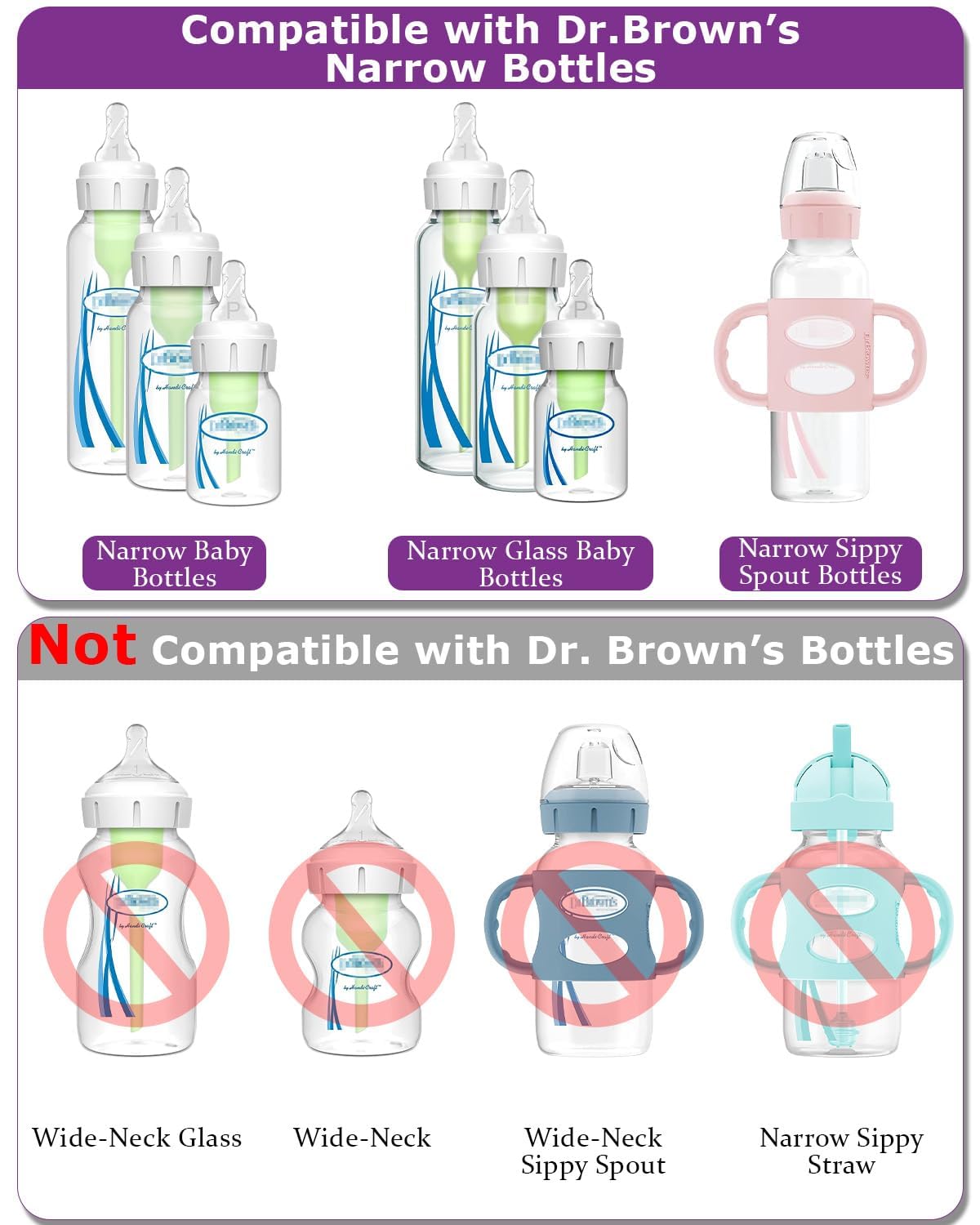 Sippy Straw Nipple for Dr. Brown's Narrow Baby Bottle & Glass Bottles and Narrow Sippy (additional view 1)