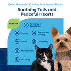 NaturVet Quiet Moments Calming Drops for Cats & Dogs - – 2 Oz