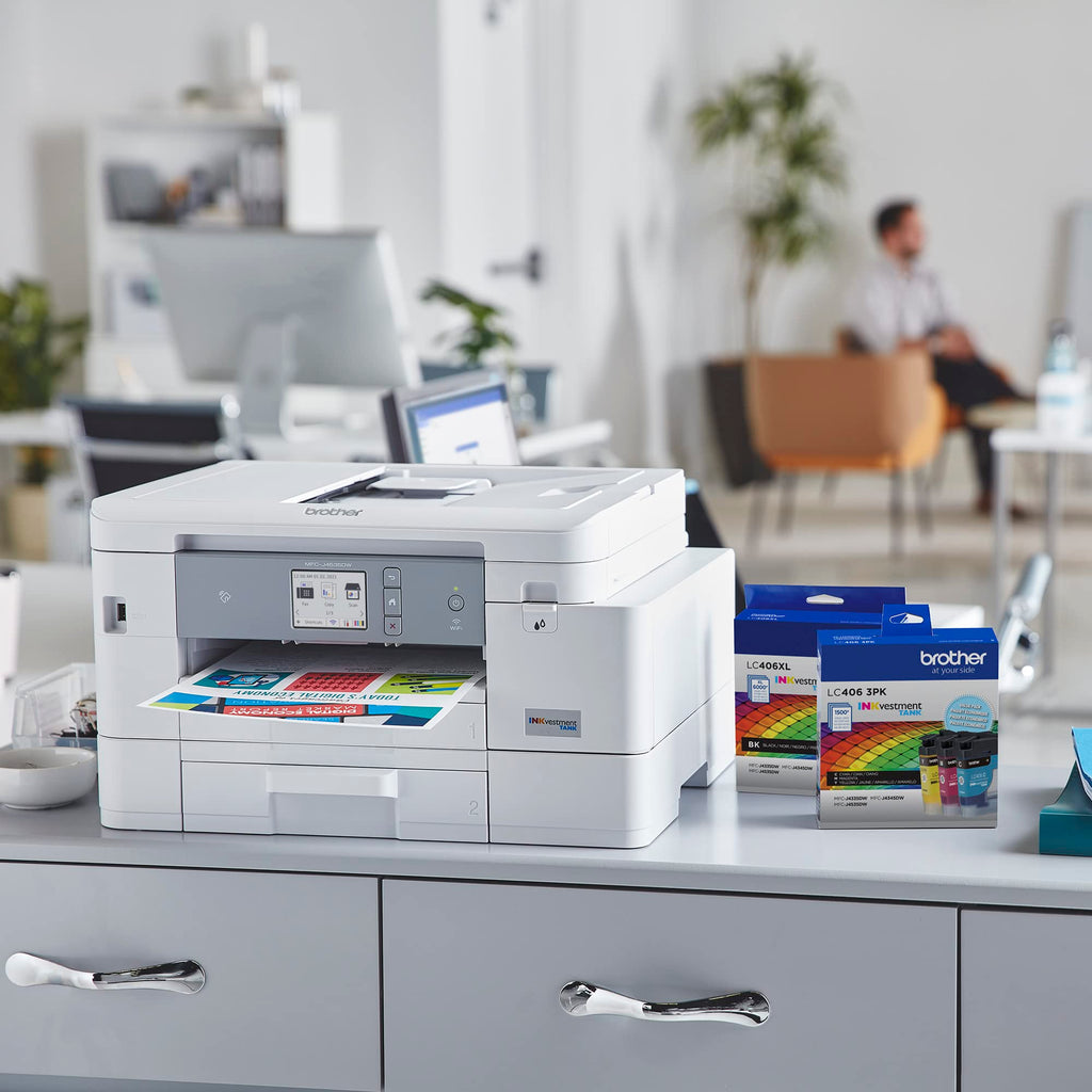 Brother LC406XLC High Yield Cyan Ink Cartridge (LC406XLCS)
