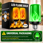 hyrion LED Flame Light Bulbs - Green view 1