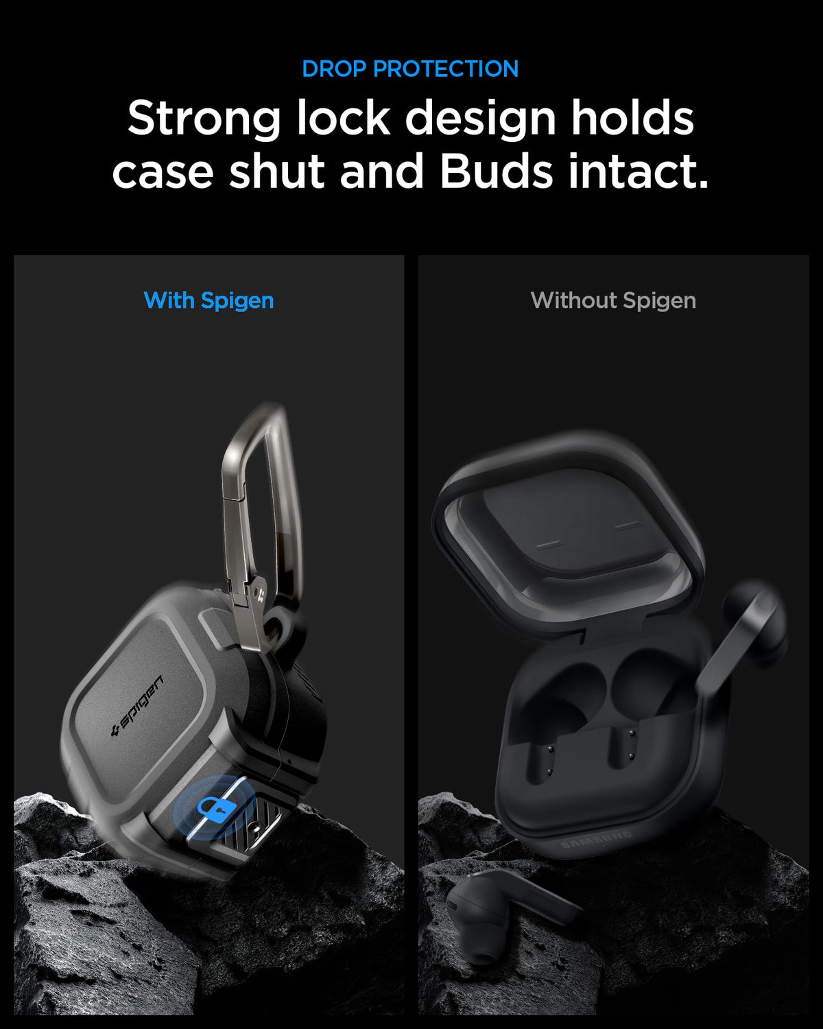 Spigen Lock Fit Designed for Galaxy Buds On / 4 Pro / 4 Case (2026) (additional view 5)