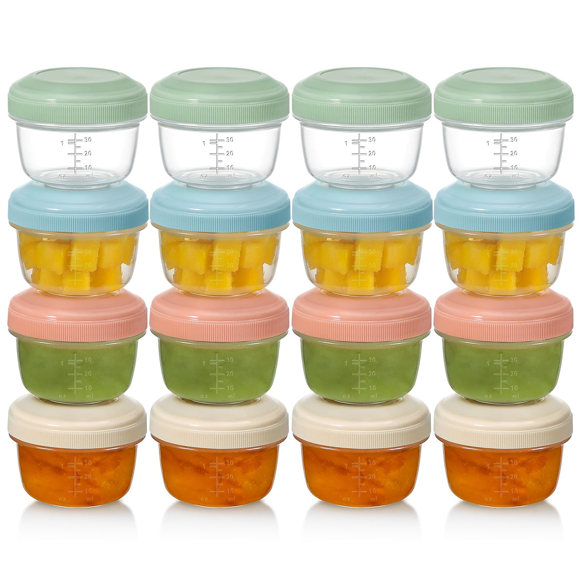 VITEVER 2 oz Salad Dressing Container to Go - 16 Pack