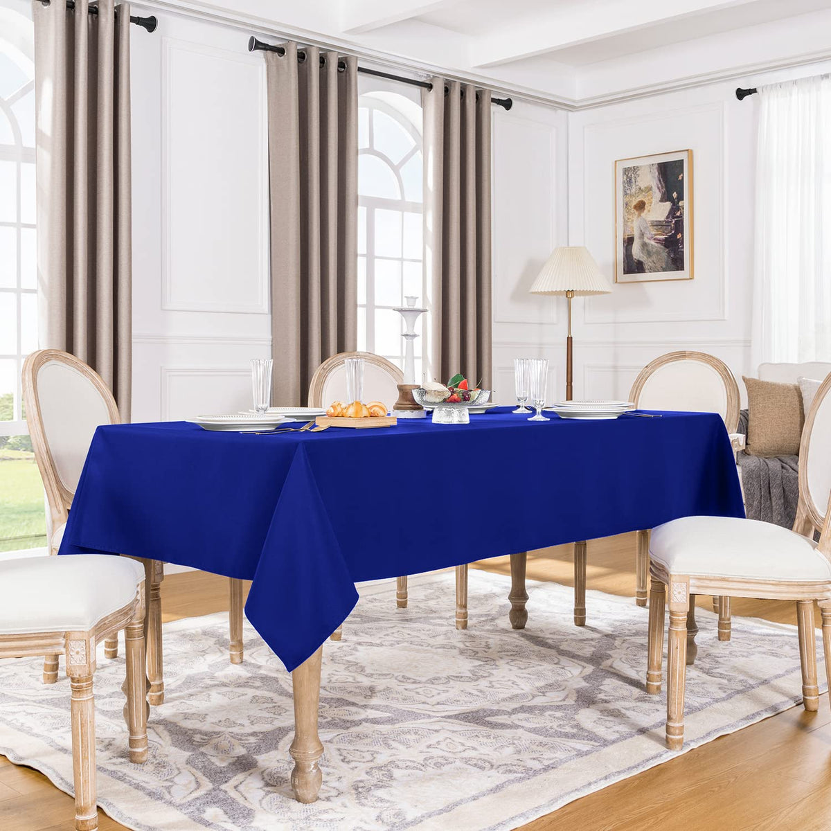 Softalker Rectangle Tablecloth - Royal Blue / 60" x 102" (Rectangular) view 6