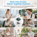 Carltec Astronaut Clock Indoor Camera - White view 8