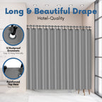 No Smell Shower Curtain Liner 72x72