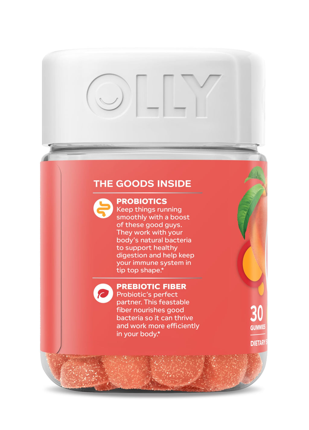 OLLY Probiotic + Prebiotic Gummy - 30 Count (Pack of 1) view 9