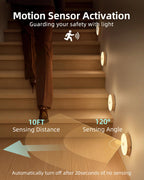 EZVALO Under Cabinet Lighting, 1000mAh Rechargeable Puck Lights with Remote, 3 Color (additional view 4)