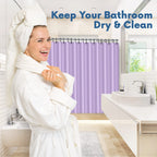 No Smell Shower Curtain Liner 72x72
