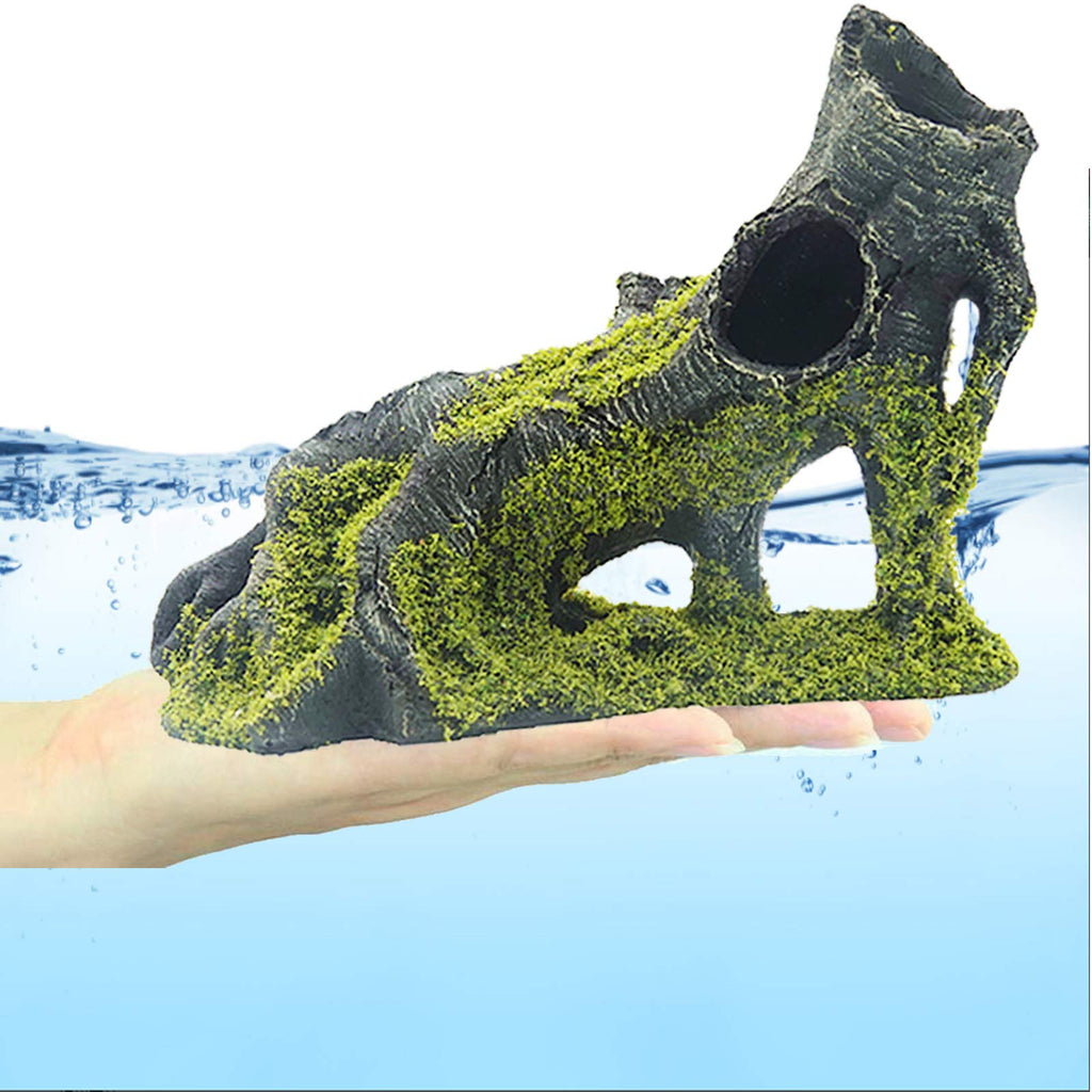 Aquarium Resin Castle Decoration - Old Tree Root view 4