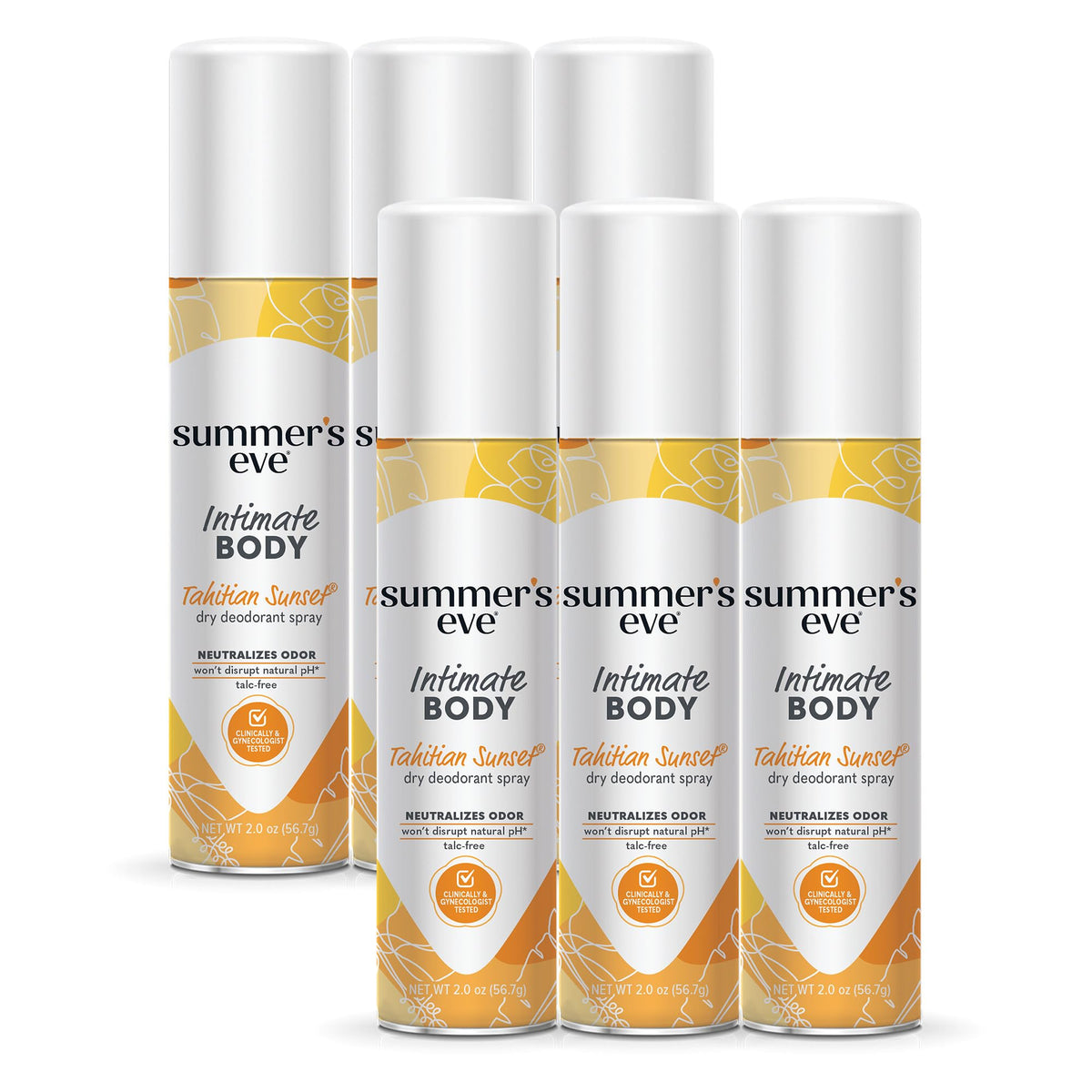 Summer's Eve Feminine Spray, 2 Oz - Tahitian Sunset