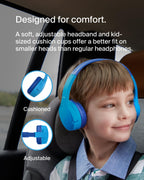 Belkin SoundForm Mini Kids Headphones - Blue / Wireless (USB-C) + Case view 5