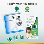 TraxIt Underarm Thermometer Sticker for Kids, Babies 6+ Months