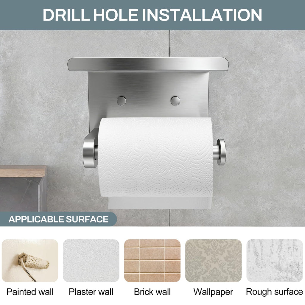 SetSail Toilet Paper Holder with Shelf